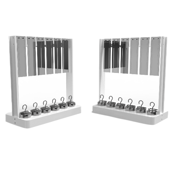 六工位簡（jiǎn）易款持粘性測試（shì）儀