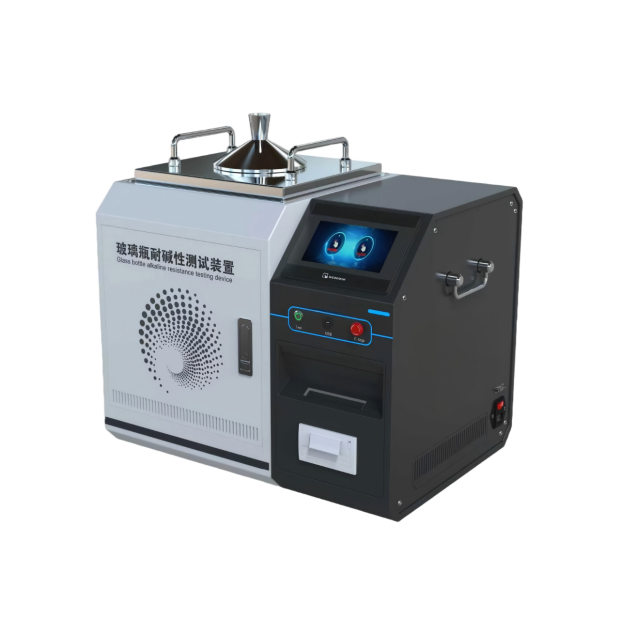 玻（bō）璃瓶耐堿性測試裝置，玻璃耐沸（fèi）騰混合堿水溶液侵蝕性裝置，玻（bō）璃容器耐沸騰混合堿水測試（shì）儀